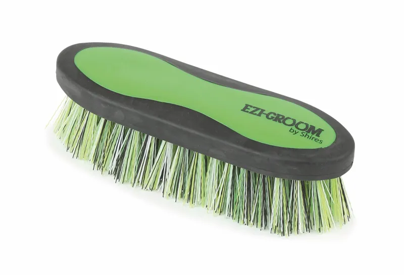 EZI-GROOM Grip Large Dandy Brush in Lime Green